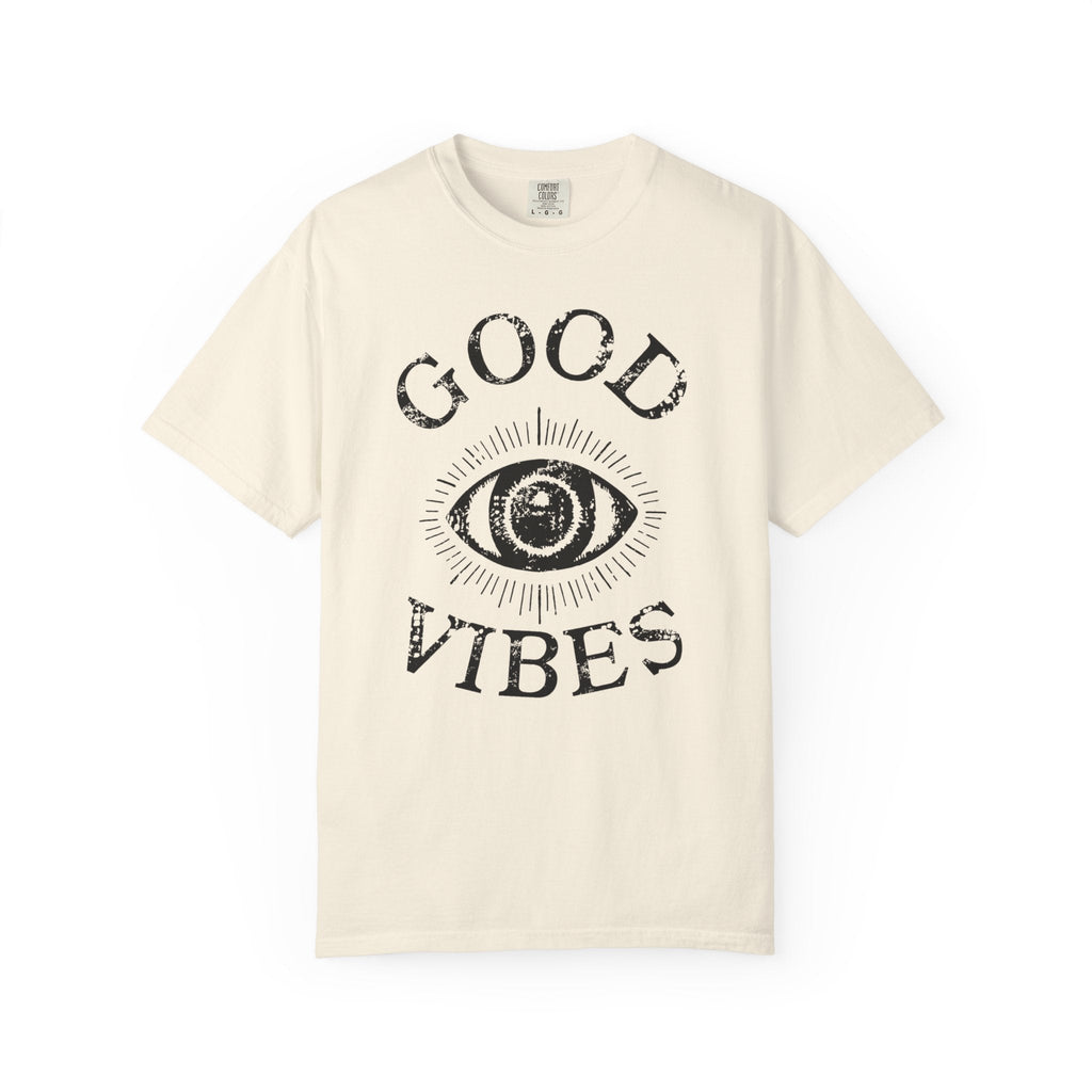 Good Vibes Eye T-Shirt: Vintage Mystic Graphic Tee