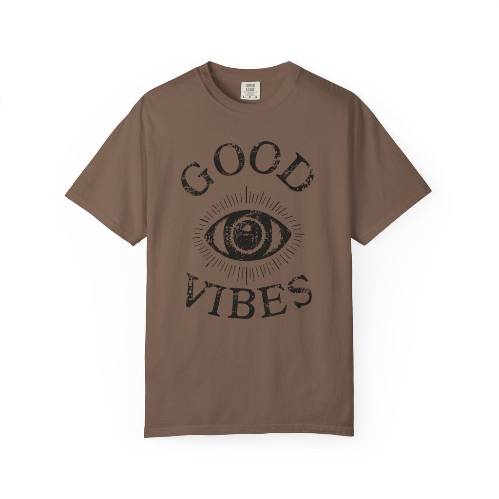 Good Vibes Eye T-Shirt: Vintage Mystic Graphic Tee