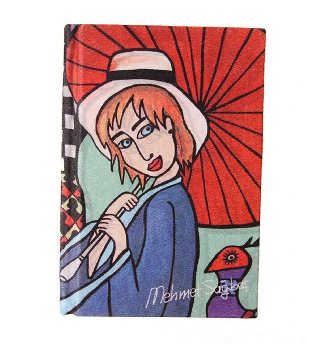 BiggDesign Girl with Umbrella Notebook 14x20 cm