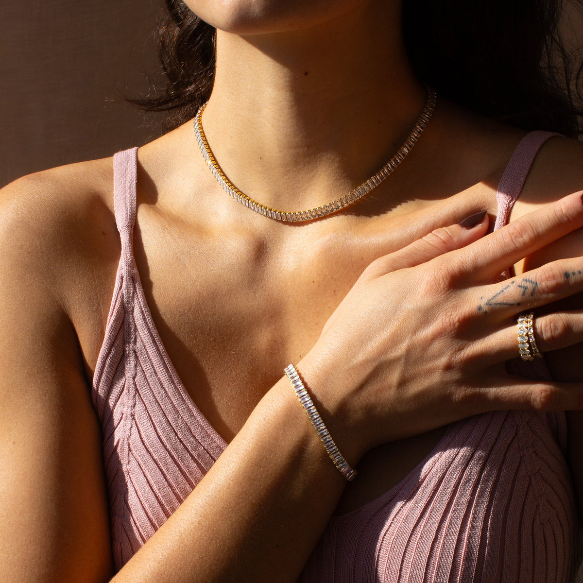 Baguette Tennis Bracelet