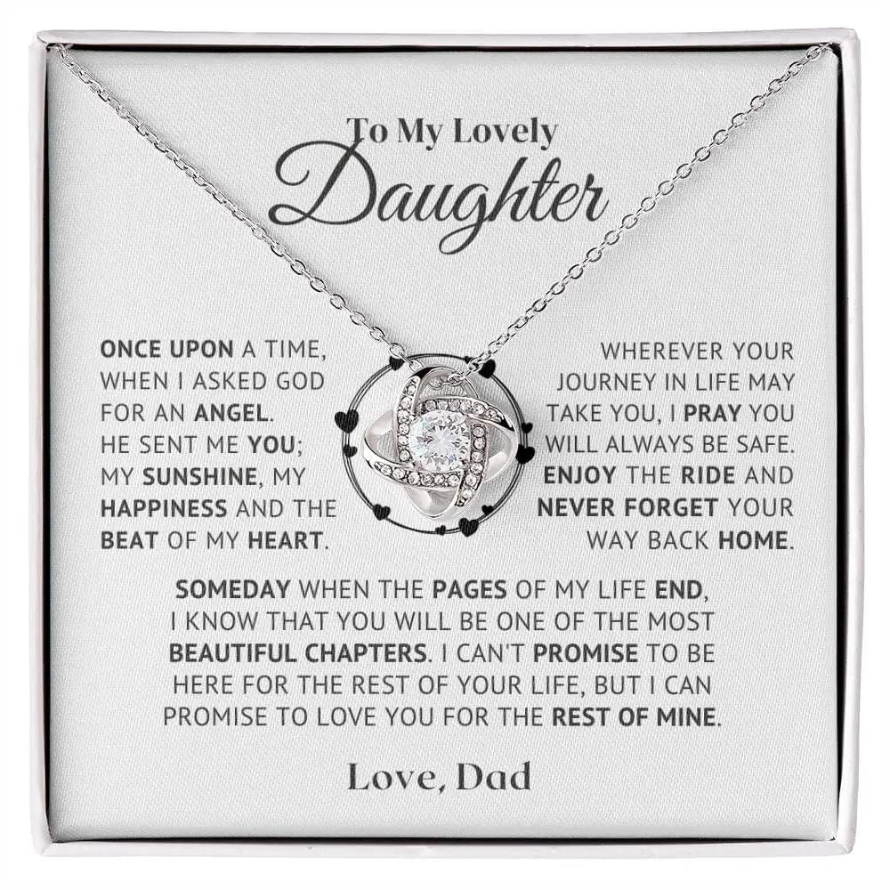 Dad's Love Necklace for Daughter